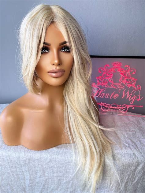 Pamela Seductive Blonde Wig Sexy Role Play Womens Long Layered Etsy