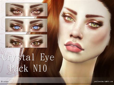 Pralinesims Crystal Eye Pack N10 Queen Makeup Makeup Crystal Eye