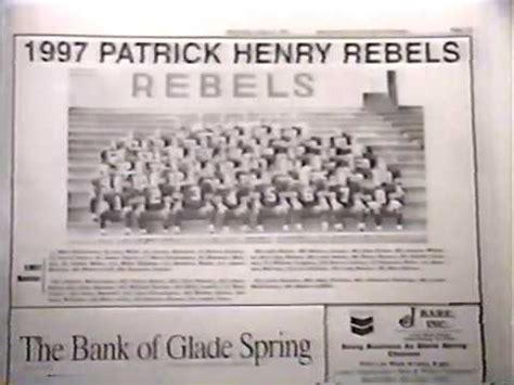 Patrick Henry Glade Spring High School Football Vs Chilhowie