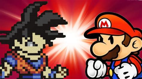 Goku Vs Super Mario Complete Youtube