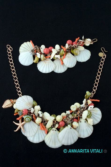 beach jewelry diy jewelry shell collection fashion moda tassel necklace necklaces sea