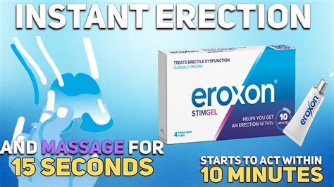 Eroxon Gel For Instant Erections New Over The Counter Gel For Erectile Dysfunction Treatment