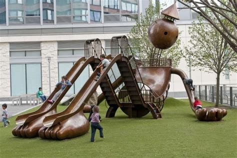 The World S Coolest Playgrounds With Images Cool Playgrounds Tom Otterness Playground