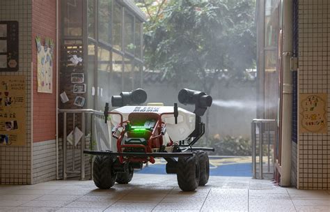 Xags Agricultural Robot R80 Conducts Disinfectant Spraying Inceptive