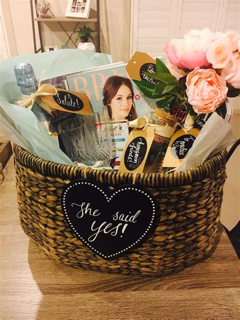 Creative ideas as well as 10 gorgeous gift baskets for weddings to buy online (2018). BRIDE TO BE HAMPER!! I made this hamper for my wonderful ...