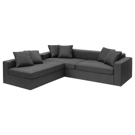 Grey Corner Sofa Leather Corner Sofa Lounge Room Chaise Lounge