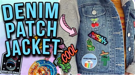 How To Iron On A Patch To Denim Denim Patch Jacket Thrift Flip