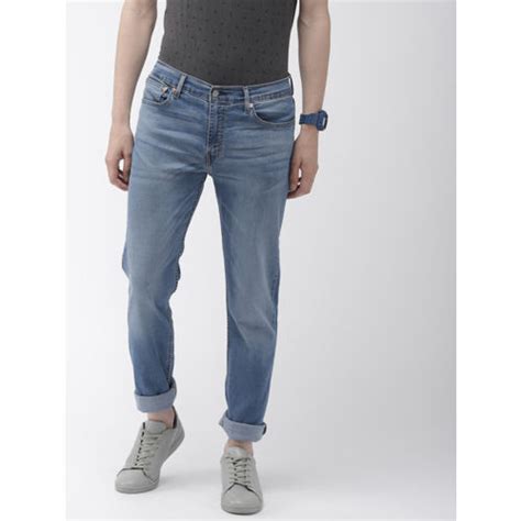 Buy Levis Men Blue 511 Slim Fit Mid Rise Clean Look Stretchable Jeans