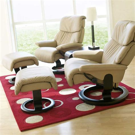 Stressless Recliners Dream Small Reclining Chair And Ottoman By