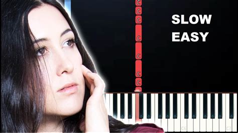 Vanessa Carlton A Thousand Miles SLOW EASY PIANO TUTORIAL YouTube