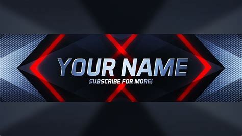 Free Channel Art Template ~ Addictionary