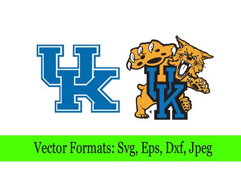 Kentucky Wildcats Svg File Vector Design In Svg Eps Dxf And Jpeg