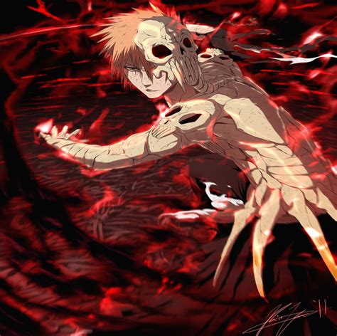 Bleach Red Skulls Anime Ichigo Bones Hd Wallpaper Peakpx