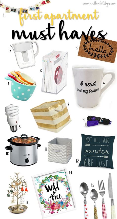 First Apartment Must Haves These Items Are Super Cute And Will