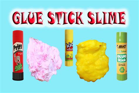 Diy Glue Stick Slime How To Make Slime With A Glue Stick Glue Stick Slime Diy Glue Glue Sticks