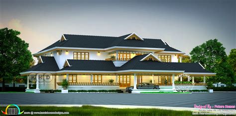Luxury Traditional Kerala Home 5890 Sq Ft Kerala Home Design And