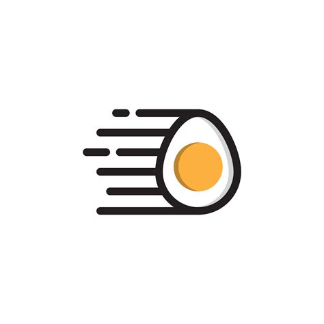 Fast Egg Logo Breakfast Logo Design 5580523 Vector Art At Vecteezy