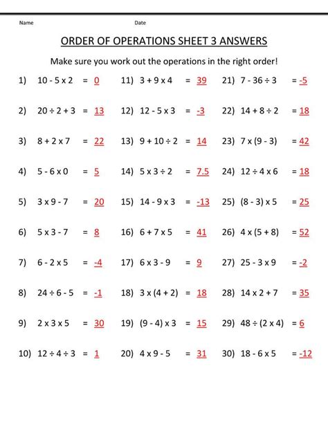 6th Grade Common Core Math Worksheets With Answer Key Quizlet Cleo Sheets