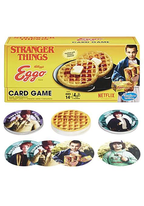 My husband and i played the we're not really strangers card game. Stranger Things Eggo Card Game