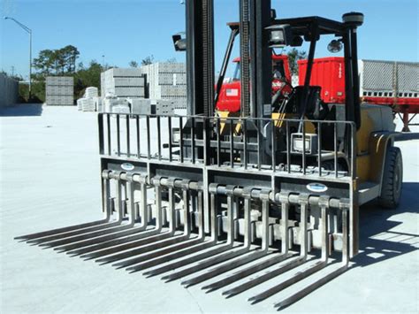 Grand Rental Station Forklift Attachment Block Fork Times