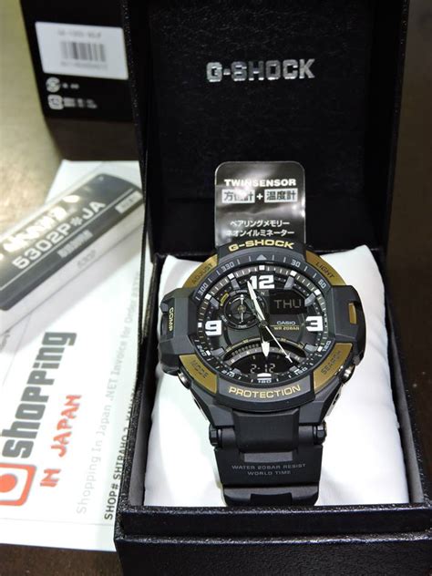 In fact, you'd go nuts trying to find all of them by yourself. GA-1000-9G G-SHOCK Aviation Black and Gold - Live Casio Photos