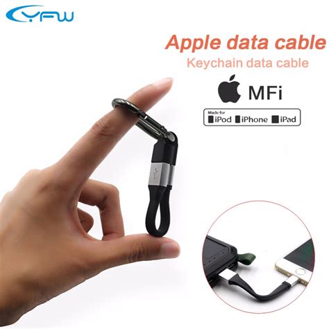 2 In 1 Mfi Certified Lightning Portable Quick Fast Charger Data Cable