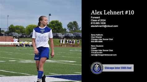 Alex Lehnert College Recruitment Soccer Highlights Fall 2020 Youtube