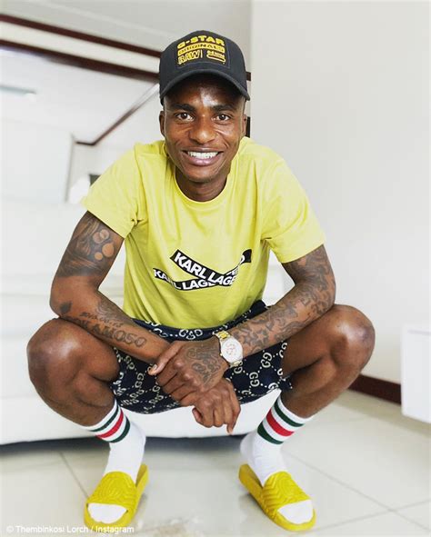 See more of thembinkosi lorch on facebook. Thembinkosi Lorch wears yellow Karl Lagerfeld t-shirt and ...