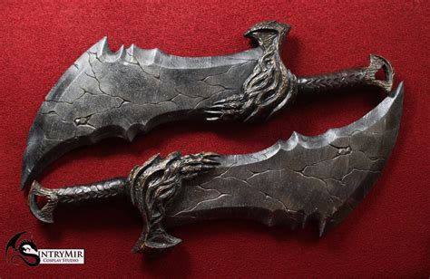 God Of War 4 Props Kratos Blades Of Chaos Replica Etsy