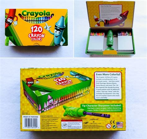 Crayola 120 Count Crayons Whats Inside The Box Jennys Crayon