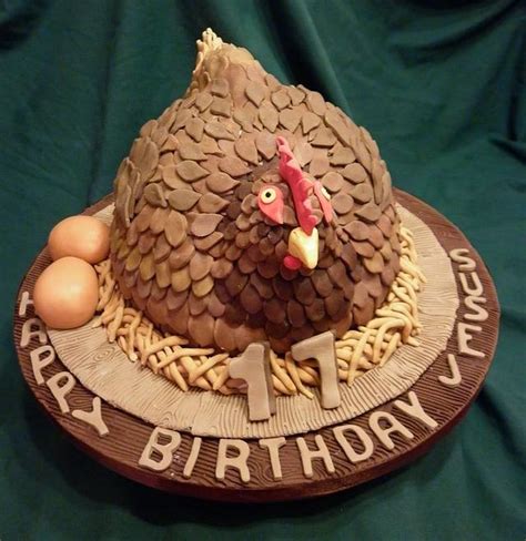 Chicken Cake Decorated Cake By Marvs Cakes Cakesdecor