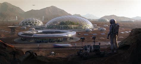 1 Million Human Colony City On Mars By Max Rymsha Human Mars