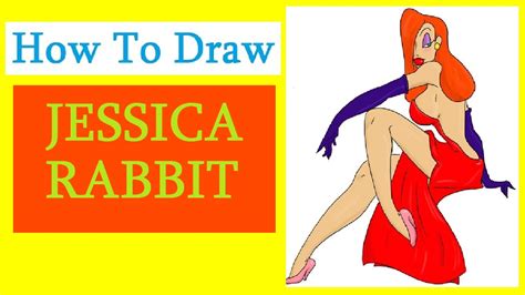 Speed Drawing Jessica Rabbit Быстрое рисование Джессика Рэббит