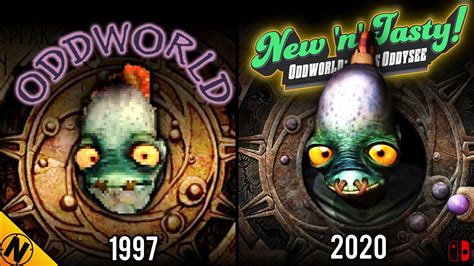 Oddworld New N Tasty Vs Original Direct Comparison Youtube