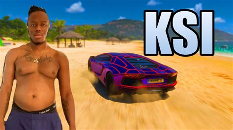Driving Ksis Lamborghini Aventador In Forza Horizon 5 Youtube