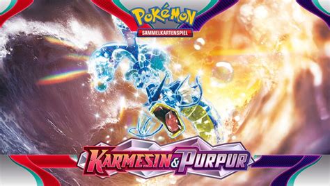 Erste Pokémon Sammelkartenspiel Erweiterung Der Serie Karmesin And Purpur