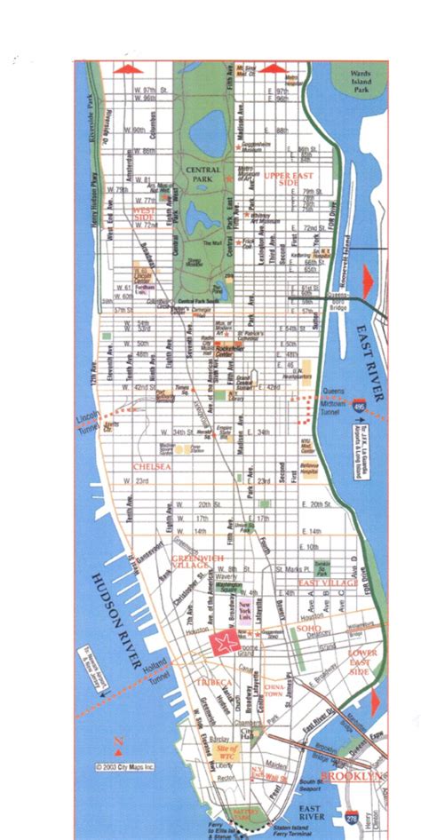Manhattan Road Map Printable Printable Maps