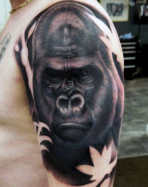 100 Tatuagens Com Gorilas Com O Significado