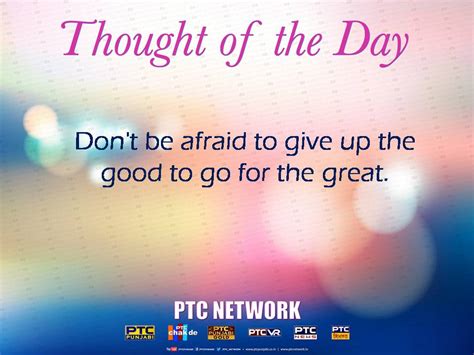 Thought Of The Day Motivational Quotes Ptc News