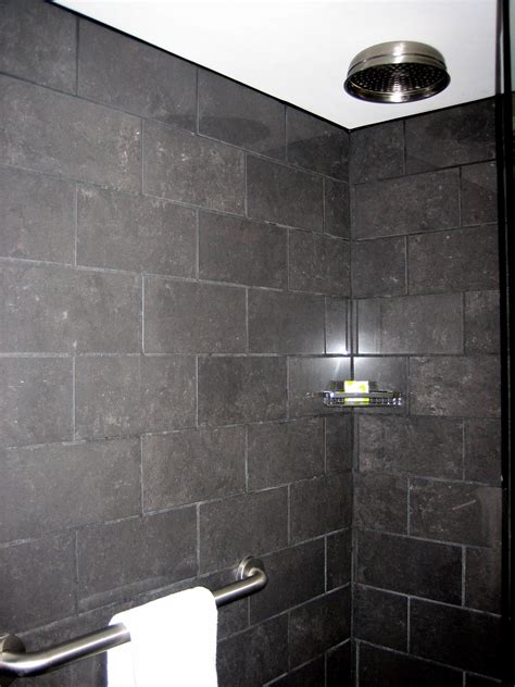 Bathroom marble prospect parks 107 prospect bathroom 12x24 12. 12x24 Tile installed horizontal brick pattern. Rain head ...
