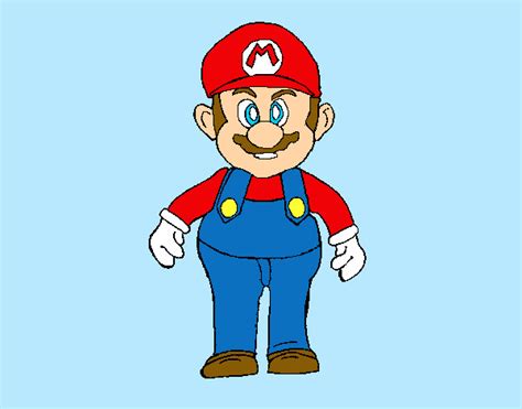 Dibujo De Super Mario Bros Pintado Por Myryan En El Día 15