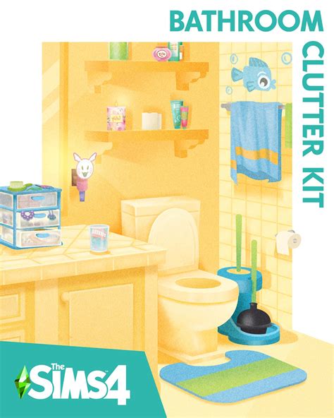 Severinka S Daisy Bathroom Clutter Sims Sims 4 Sims 4
