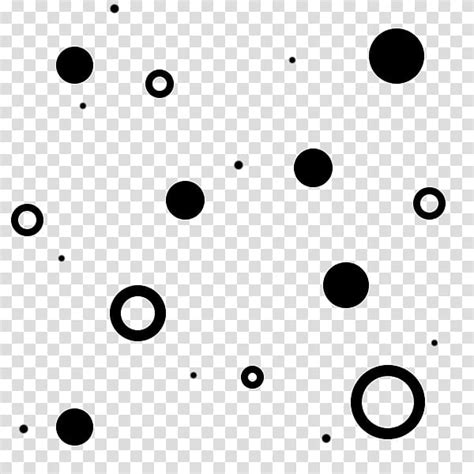 Polka Dots Background Black And White Clipart