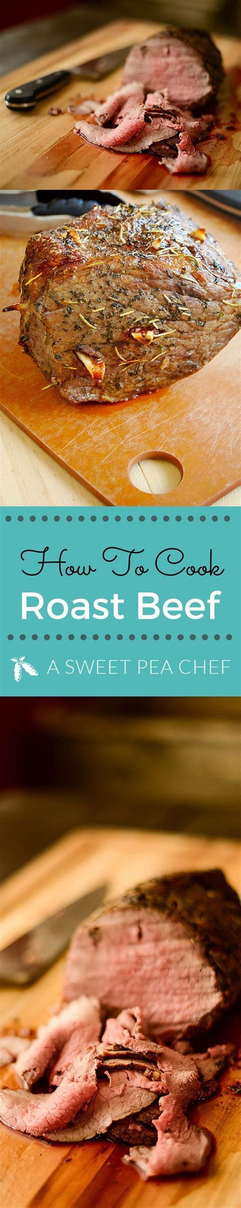 Check the meat with a thermometer to make sure it is the temperature you want it: How To Cook Roast Beef | Recipe | Cooking roast beef ...