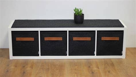 Diy and decor organizational challenge. 4er Set für Kallax mit Auflage