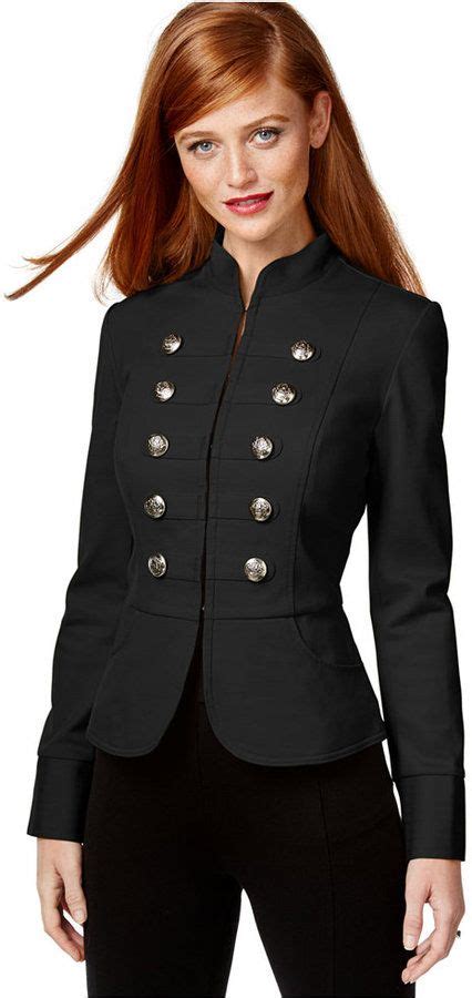 inc international concepts cutaway military jacket only at macy s blazer jackets for women