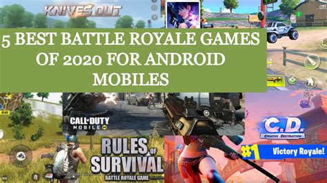 5 Best Battle Royale Games Of 2020 For Android Mobiles