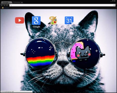 Dj Nyan Cat Chrome Theme Themebeta
