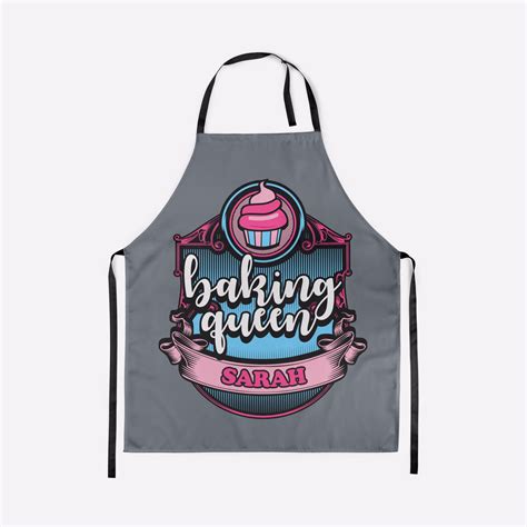 Baking Queen Personalized Apron Mostly Pillows