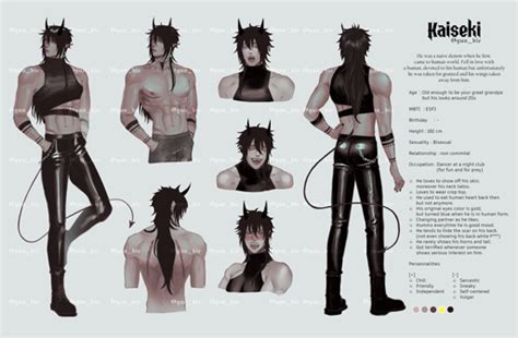 Kaiseki Character Sheet My Oc Drawings And Paintings Art Haven